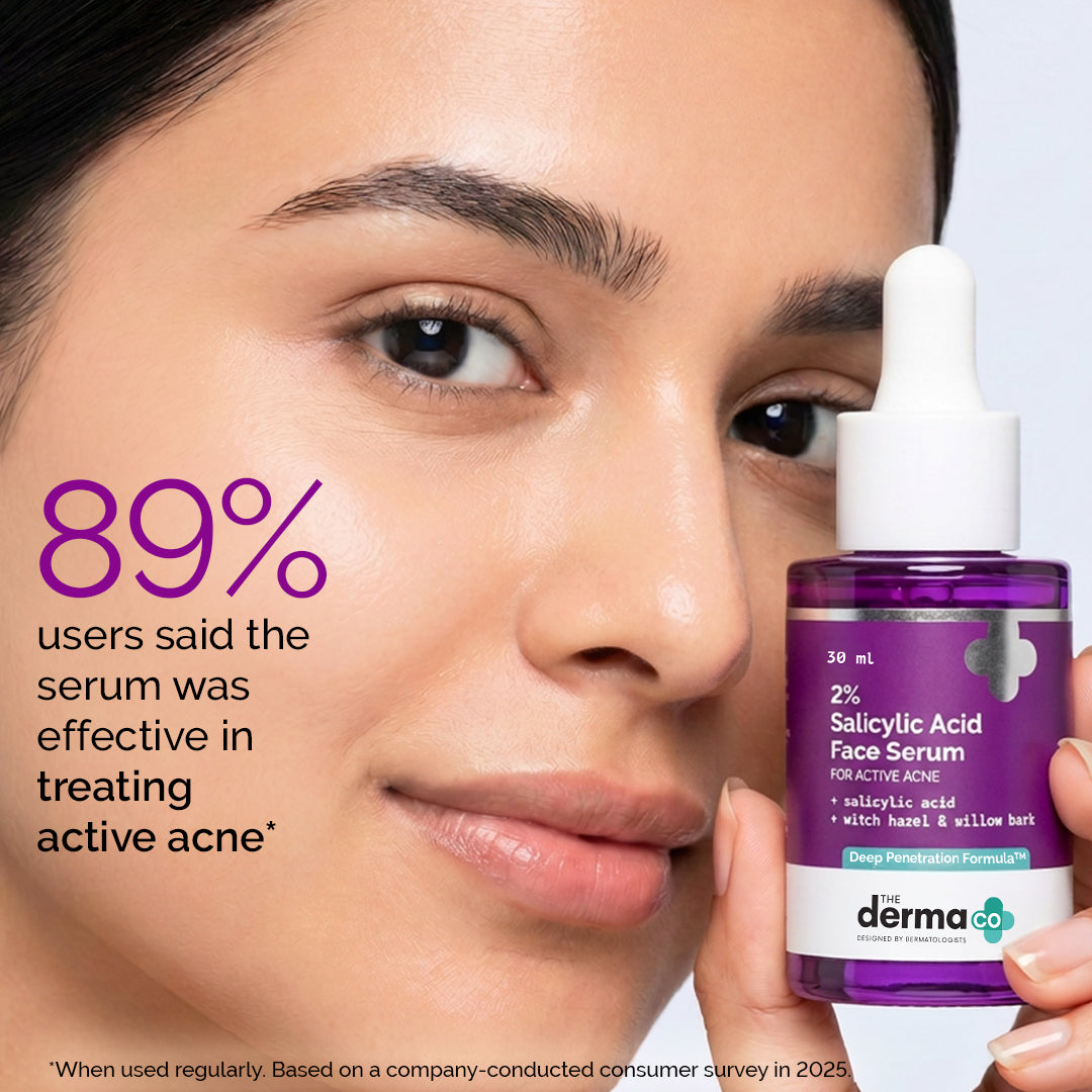 2% Salicylic Acid Face Serum for Active Acne - 30ml