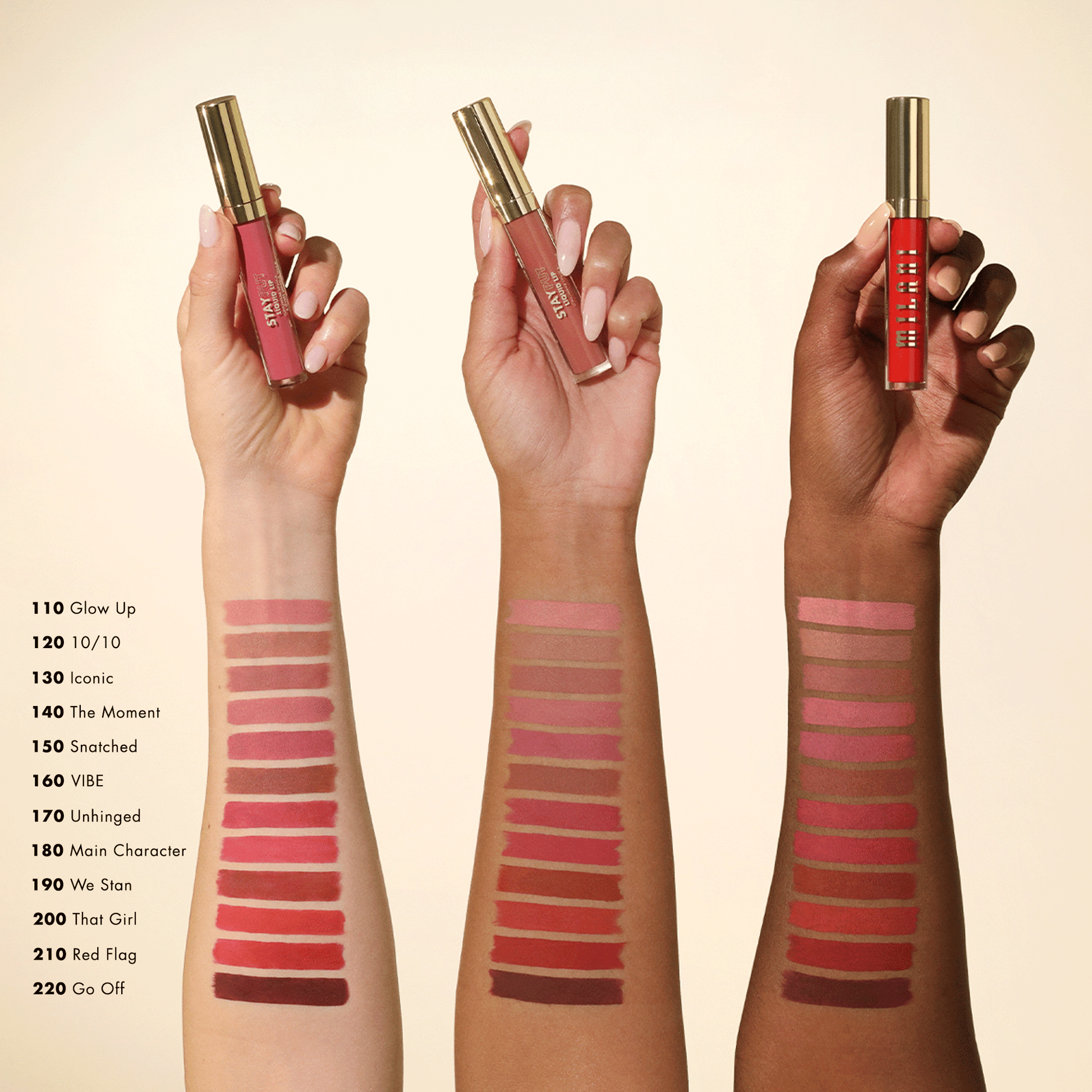 Stay Put Liquid Lip Longwear Lipstick | Milani at Broadway