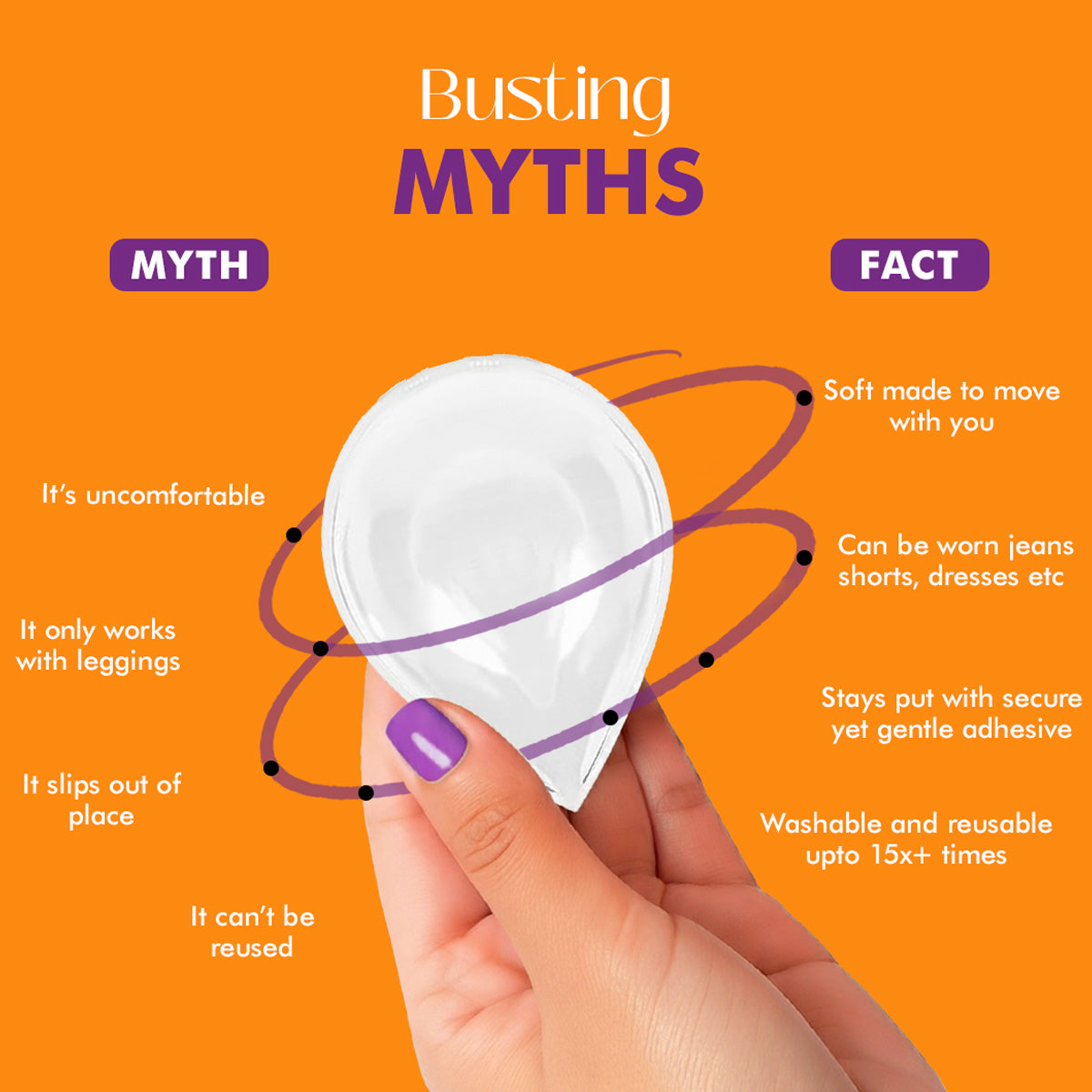 PINQ POLKA Camel Toe Concealer