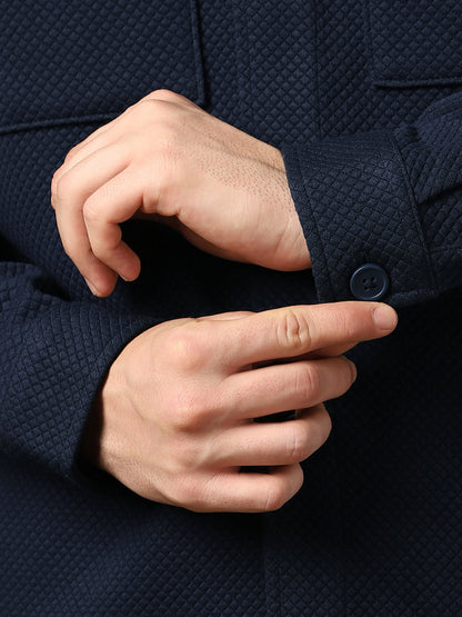 Relaxed Fit Textured Overshirt