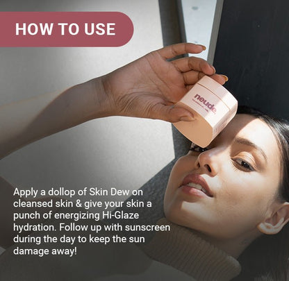 Neude Skin Dew – Oil-Free Gel Face Moisturizer