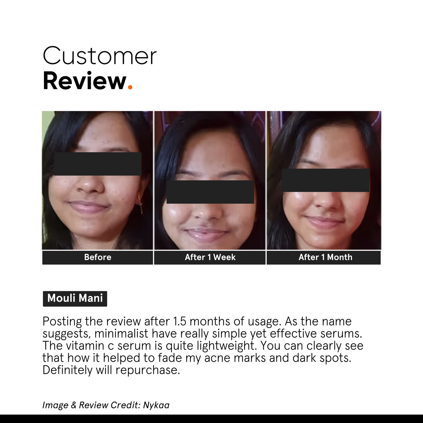 Minimalist Vitamin C 10% Face Serum 30ml