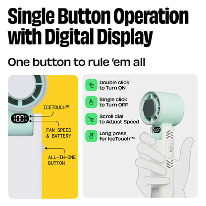 Nuuk BFF Rechargeable Personal Fan with IceTouch - Tokyo Totti Candy