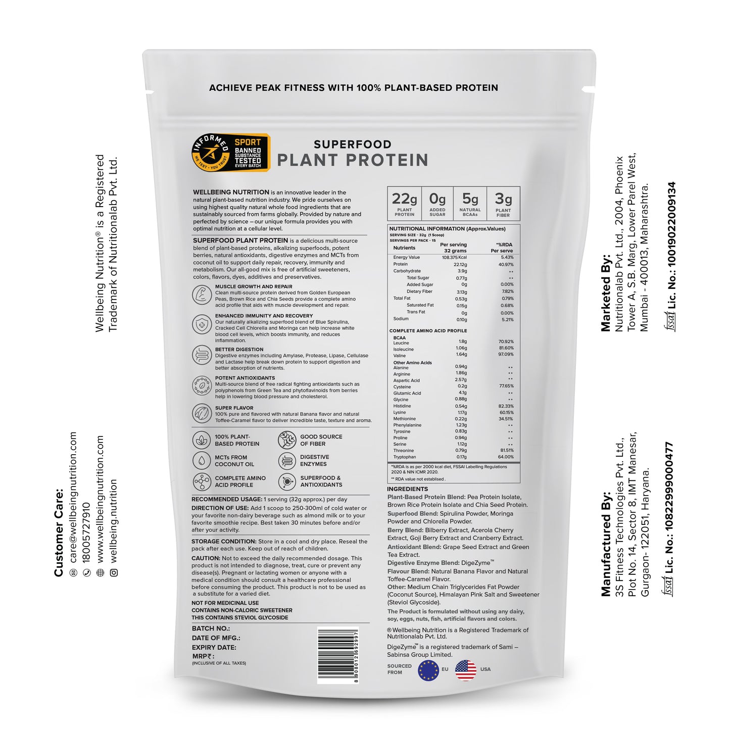 Plant Protein British Banofee Pie (500Grm)