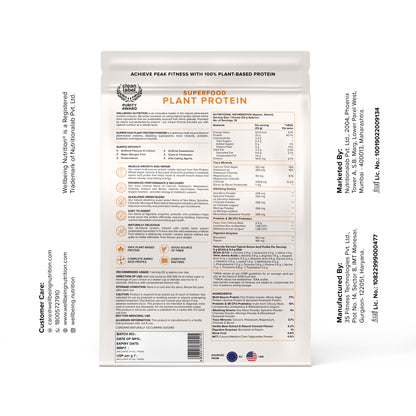 Plant Protein Superfood Vanilla (500Grm)