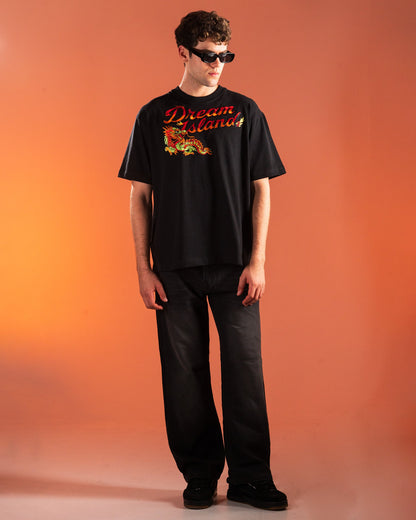 WINGED FURY T-SHIRT - BLACK