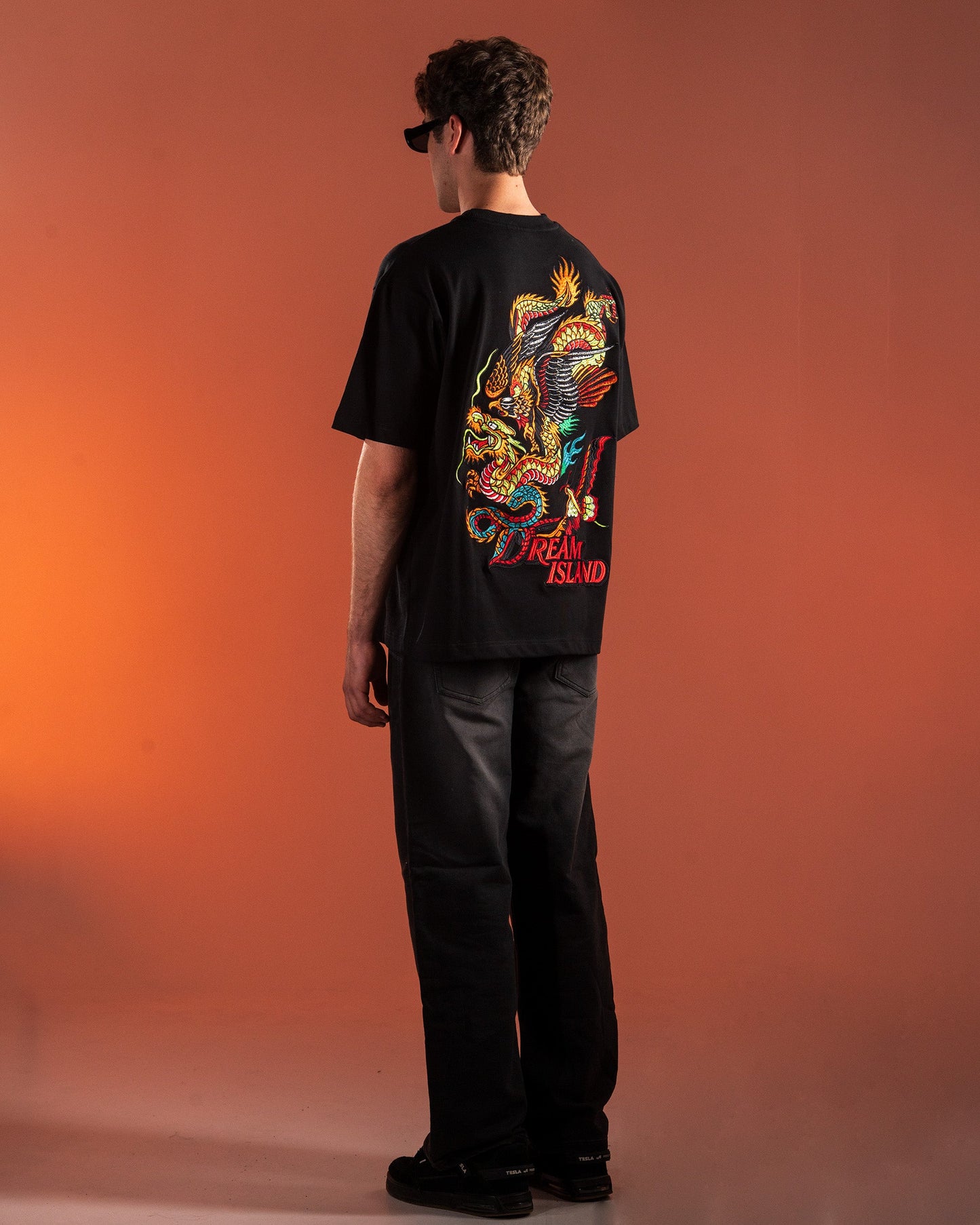 WINGED FURY T-SHIRT - BLACK