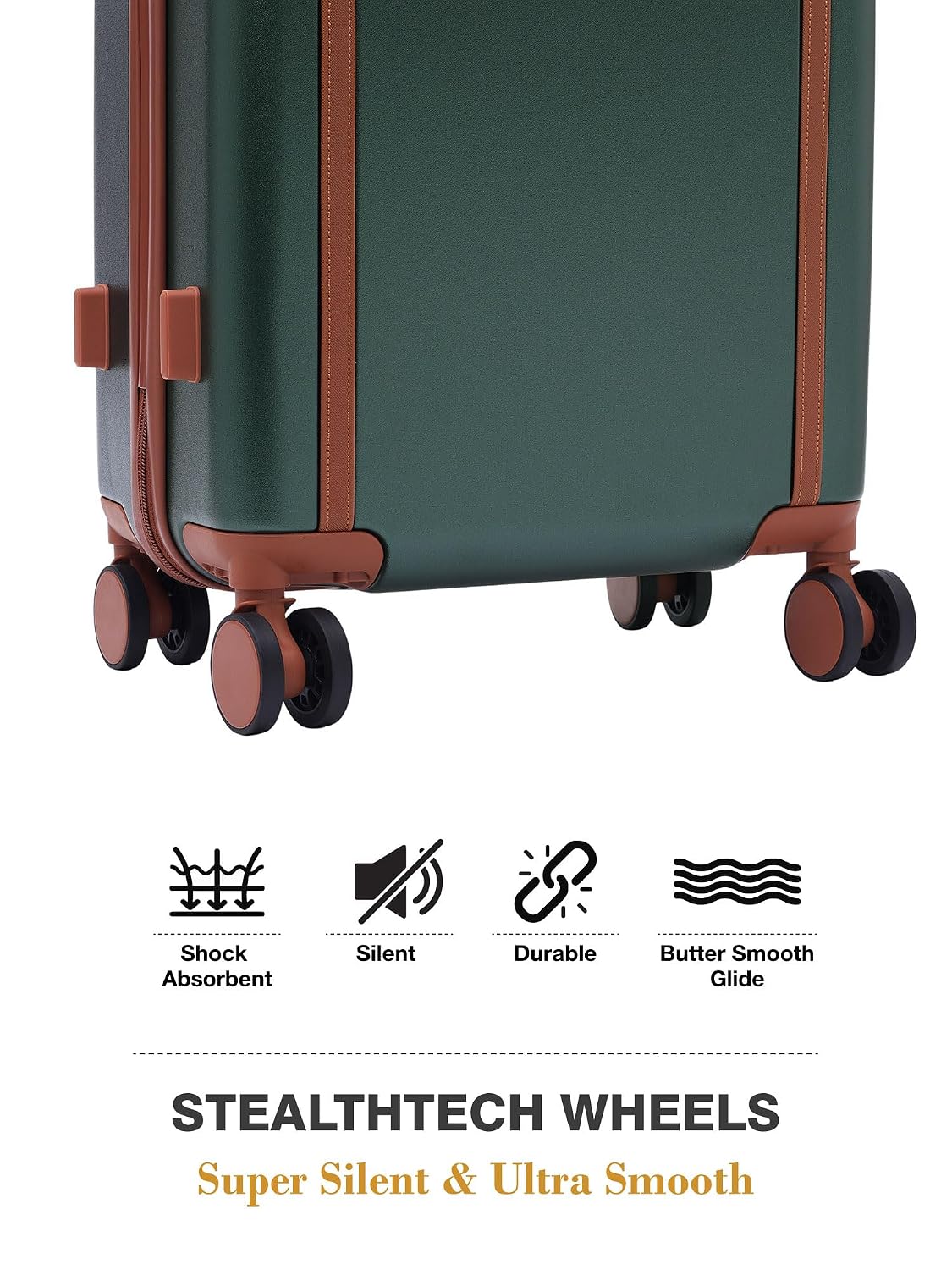 FUR JADEN  The Wayfarer Polycarbonate Travel Luggage Suitcase