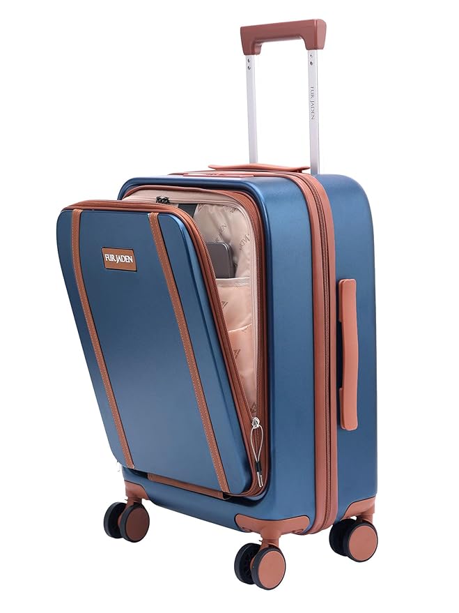 FUR JADEN  The Wayfarer Polycarbonate Travel Luggage Suitcase