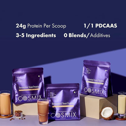 Cosmix Fermented Yeast Protein, assorted box of 4 sachets, 38g x 4