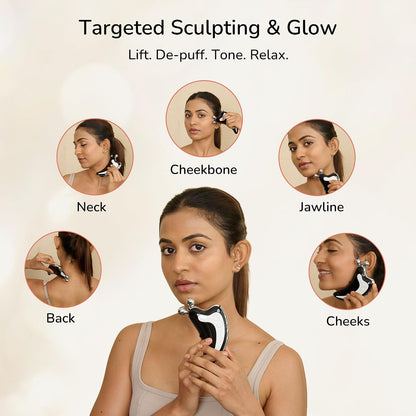 Manimo 2-in-1 Smart Electric Gua Sha & Roller