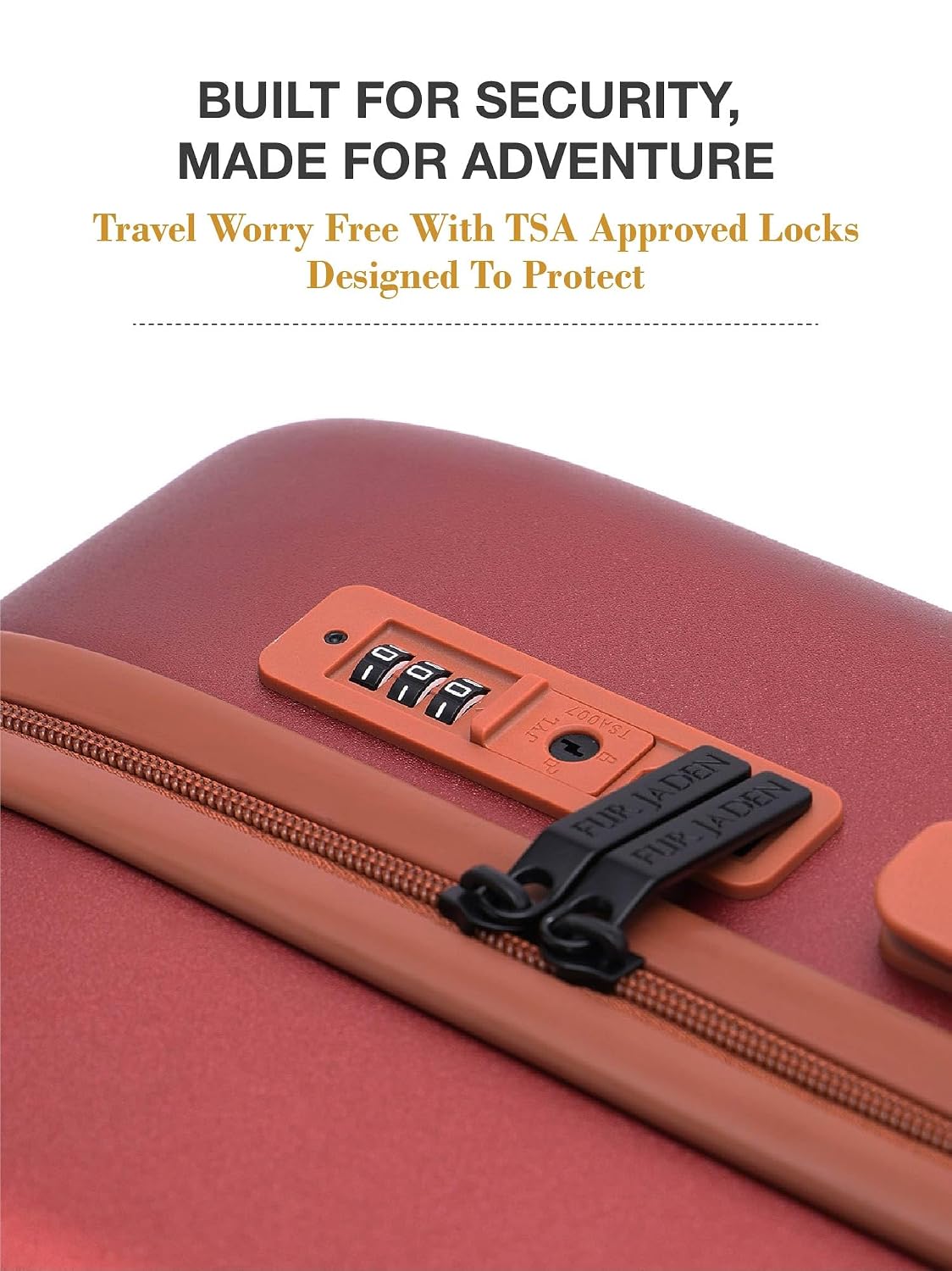 FUR JADEN  The Wayfarer Polycarbonate Travel Luggage Suitcase