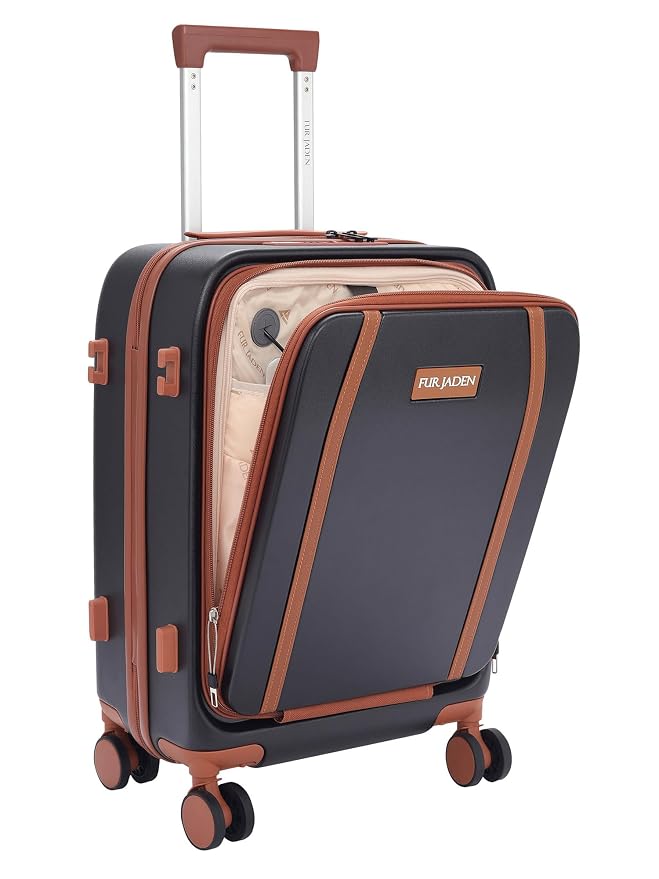 FUR JADEN  The Wayfarer Polycarbonate Travel Luggage Suitcase