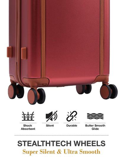 FUR JADEN  The Wayfarer Polycarbonate Travel Luggage Suitcase