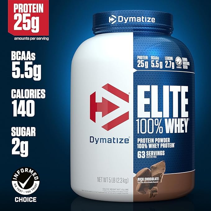 Dymatize Nutrition Elite 100% Whey Protein (Rich Chocolate)