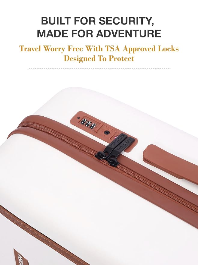 FUR JADEN  The Wayfarer Polycarbonate Travel Luggage Suitcase