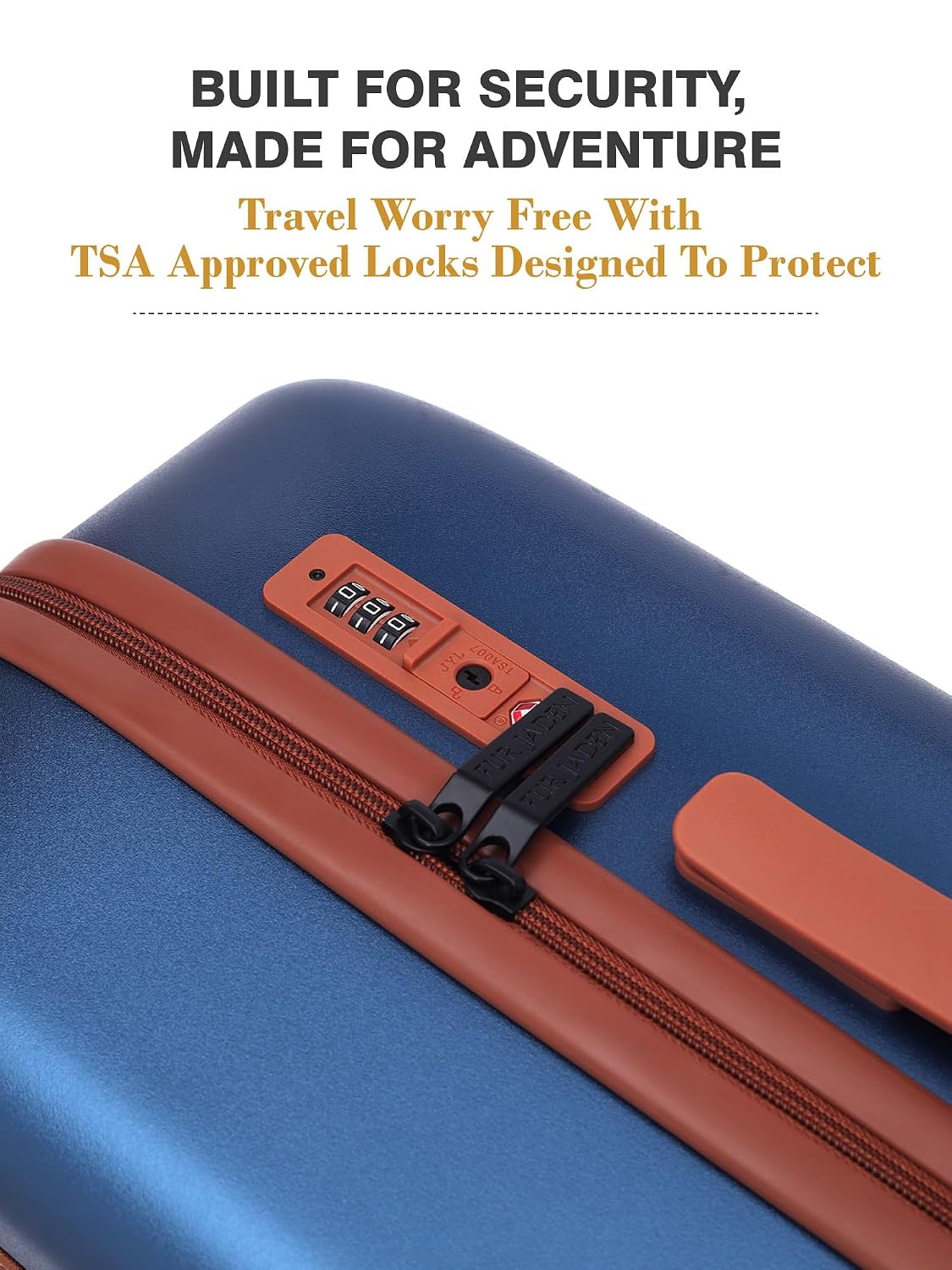 FUR JADEN  The Wayfarer Polycarbonate Travel Luggage Suitcase