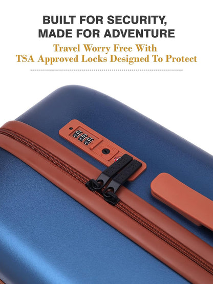 FUR JADEN  The Wayfarer Polycarbonate Travel Luggage Suitcase