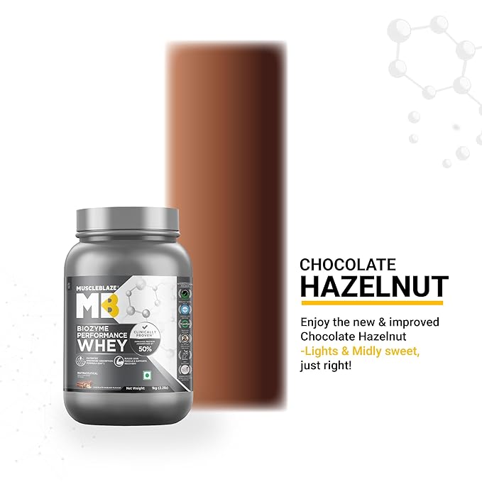 MuscleBlaze Biozyme Performance Whey, 1 kg (2.2 lb) | MuscleBlaze at Broadway