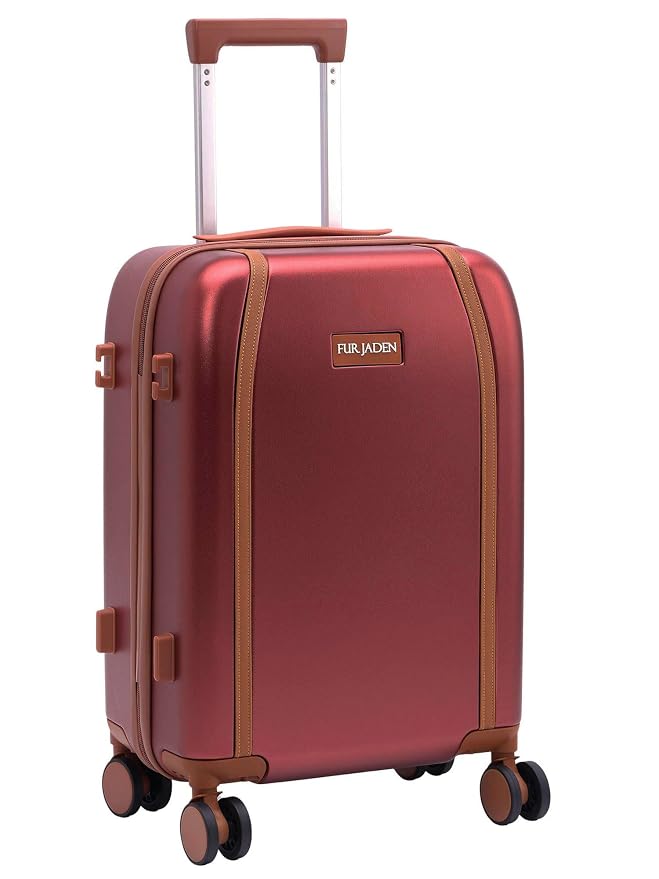 FUR JADEN  The Wayfarer Polycarbonate Travel Luggage Suitcase