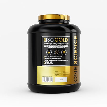 OSN Iso Gold Whey Protein 5lbs Grass Fed Whey 27g Protein Ice Coffee | One Science Nutrition at Broadway