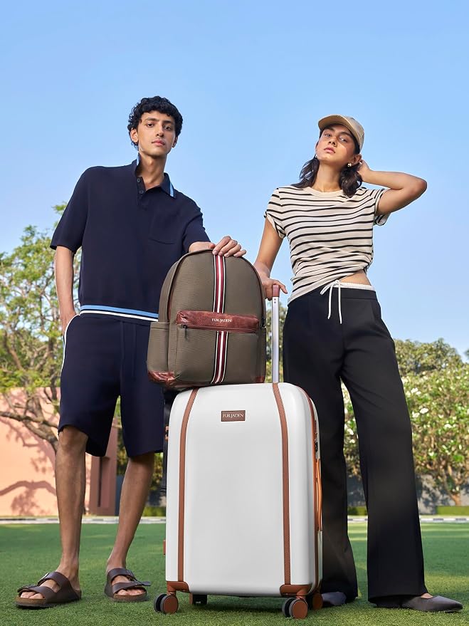 FUR JADEN  The Wayfarer Polycarbonate Travel Luggage Suitcase