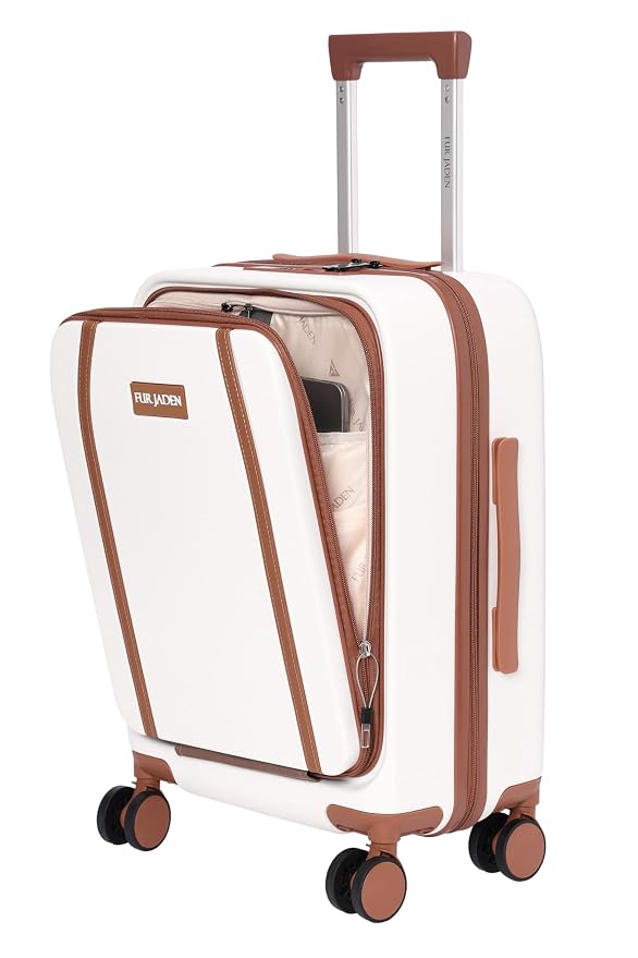 FUR JADEN  The Wayfarer Polycarbonate Travel Luggage Suitcase