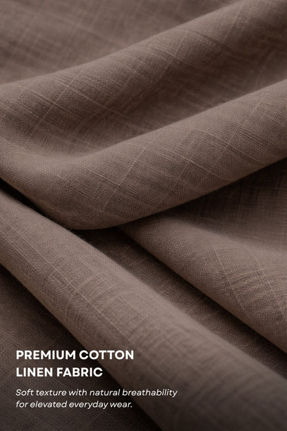 Breezy Linen Cotton Blend Shirt