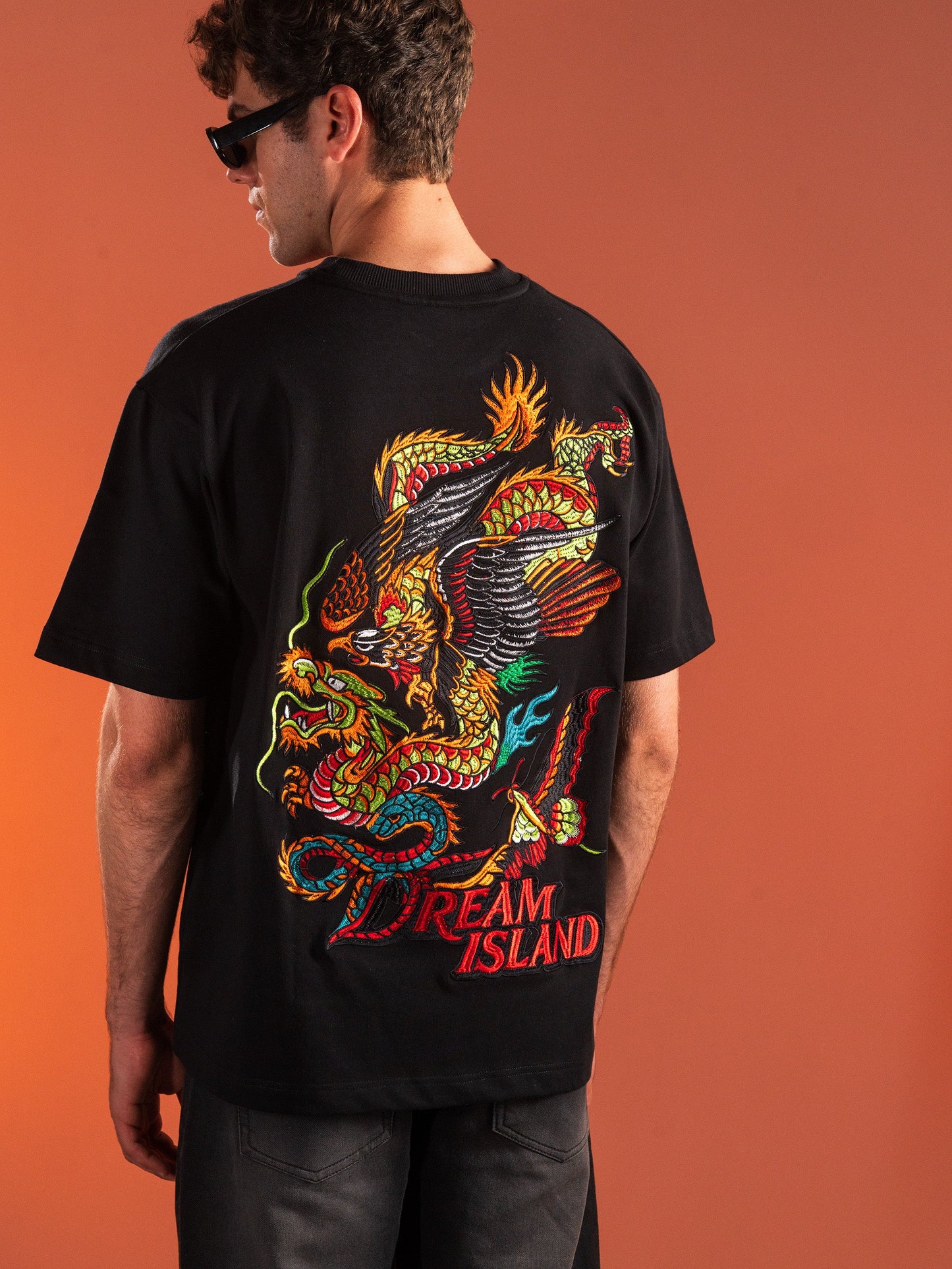 WINGED FURY T-SHIRT - BLACK
