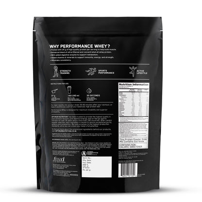 Performance Whey, Chocolate Milkshake-with Whey Protein Isolate, 1Kg