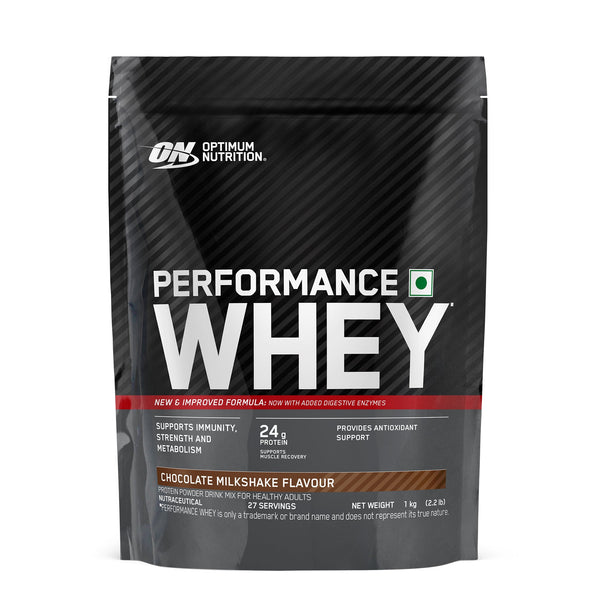 Performance Whey, Chocolate Milkshake-with Whey Protein Isolate, 1Kg