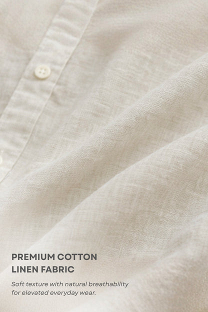 Breezy Linen Cotton Blend Shirt