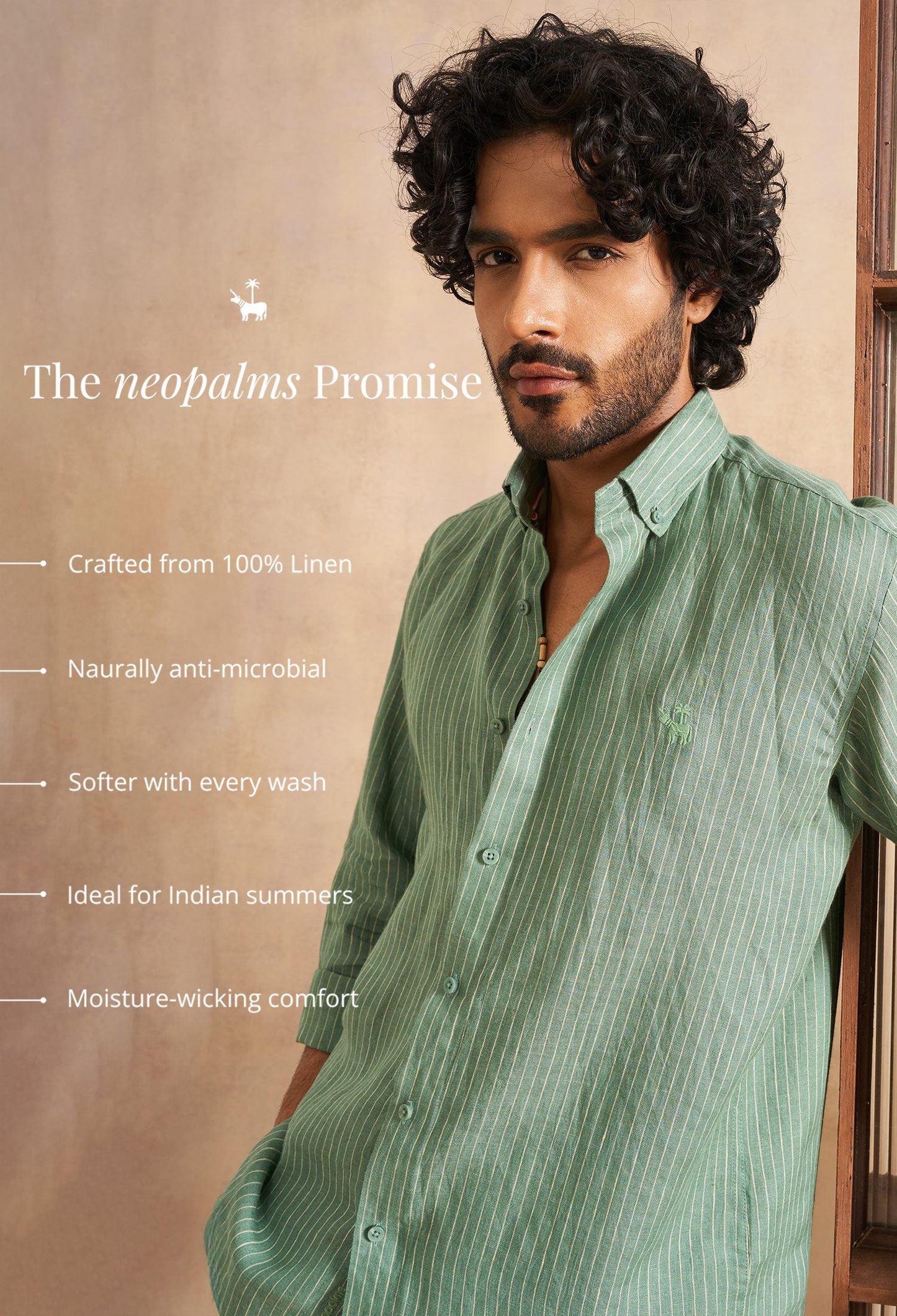 Palm Linen Shirt