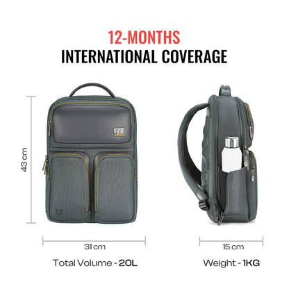 Wayfarer Workpack -Grey-Large | Urban Jungle at Broadway