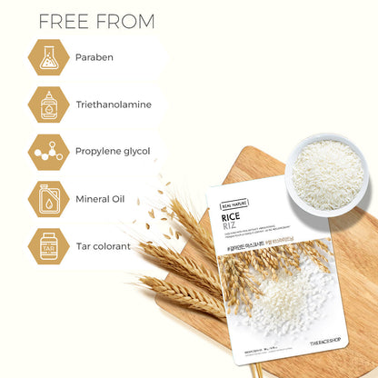 Real Nature Rice Face Mask 20g