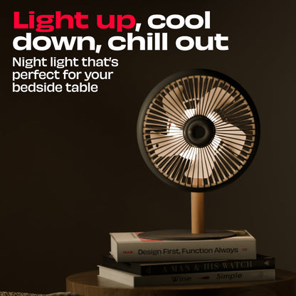 NUUK LIT v2  Table Top Fan with Mood Light