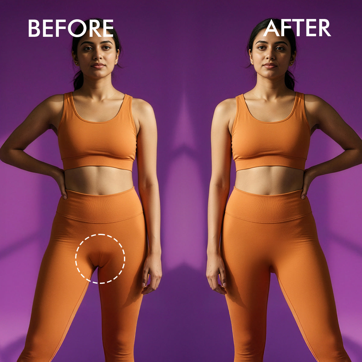 PINQ POLKA Camel Toe Concealer