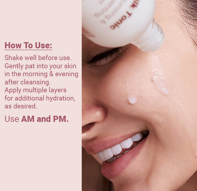 Milk Tonic: Depigmenting & Hydrating Toner with Camel Milk, Ceramides and Snail Mucin - Neude Skin