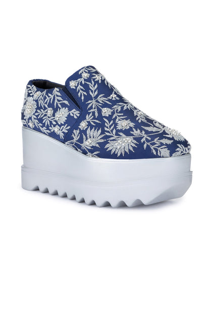 Celestial Wedge Sneakers