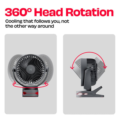 Personal Clip Fan with SharkGrip™ | KLĪP
