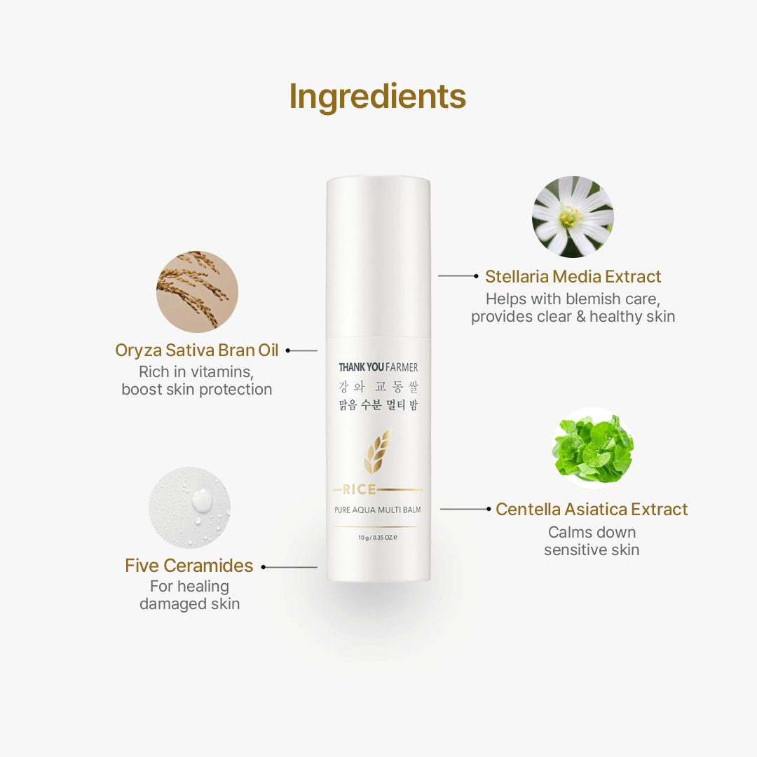 Thank You Farmer Rice Pure Aqua Multi Balm | Thank You Farmer at Broadway