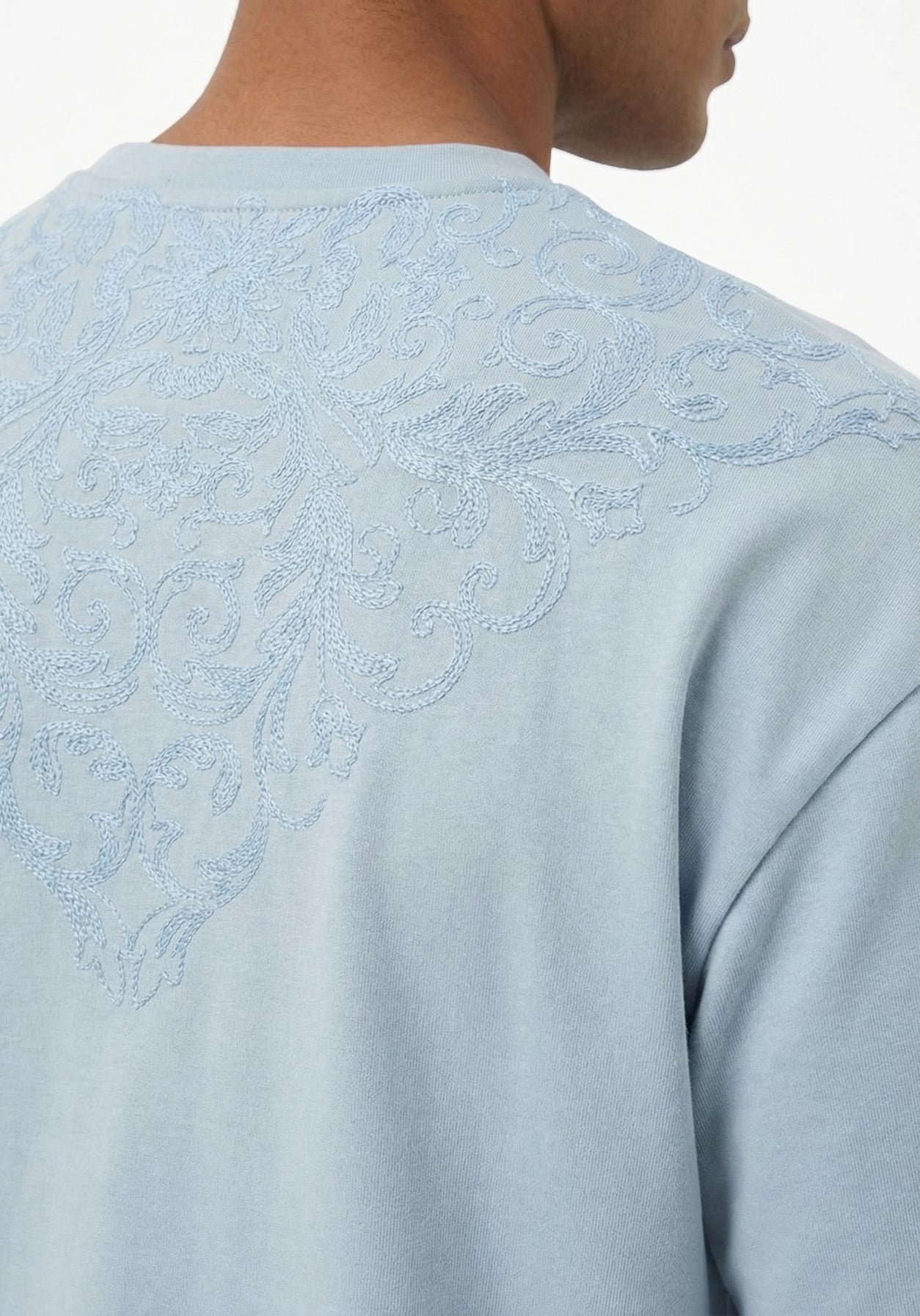 The Coast Embroidered Tee Blue