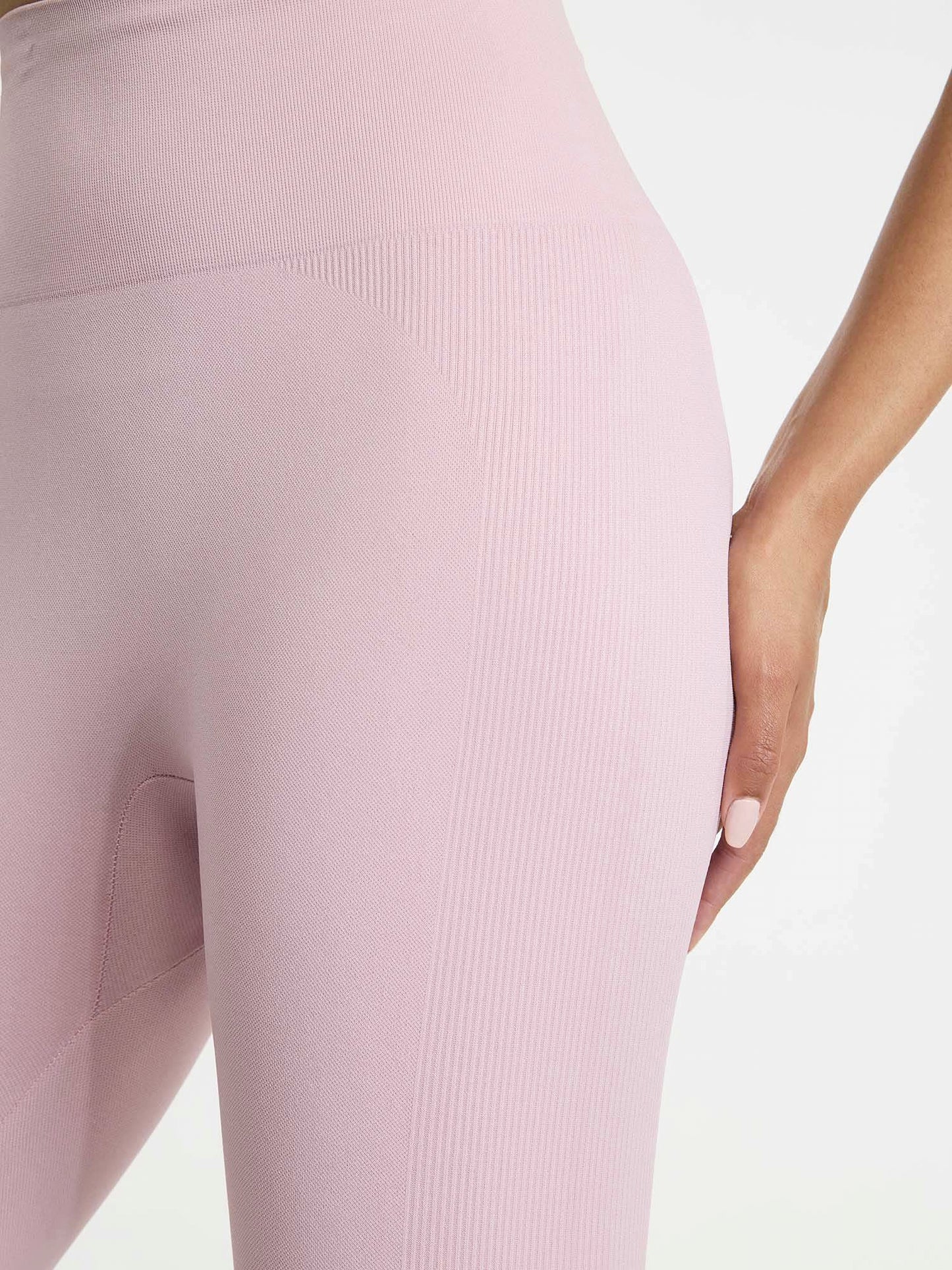 Pink Sky-Rise Leggings