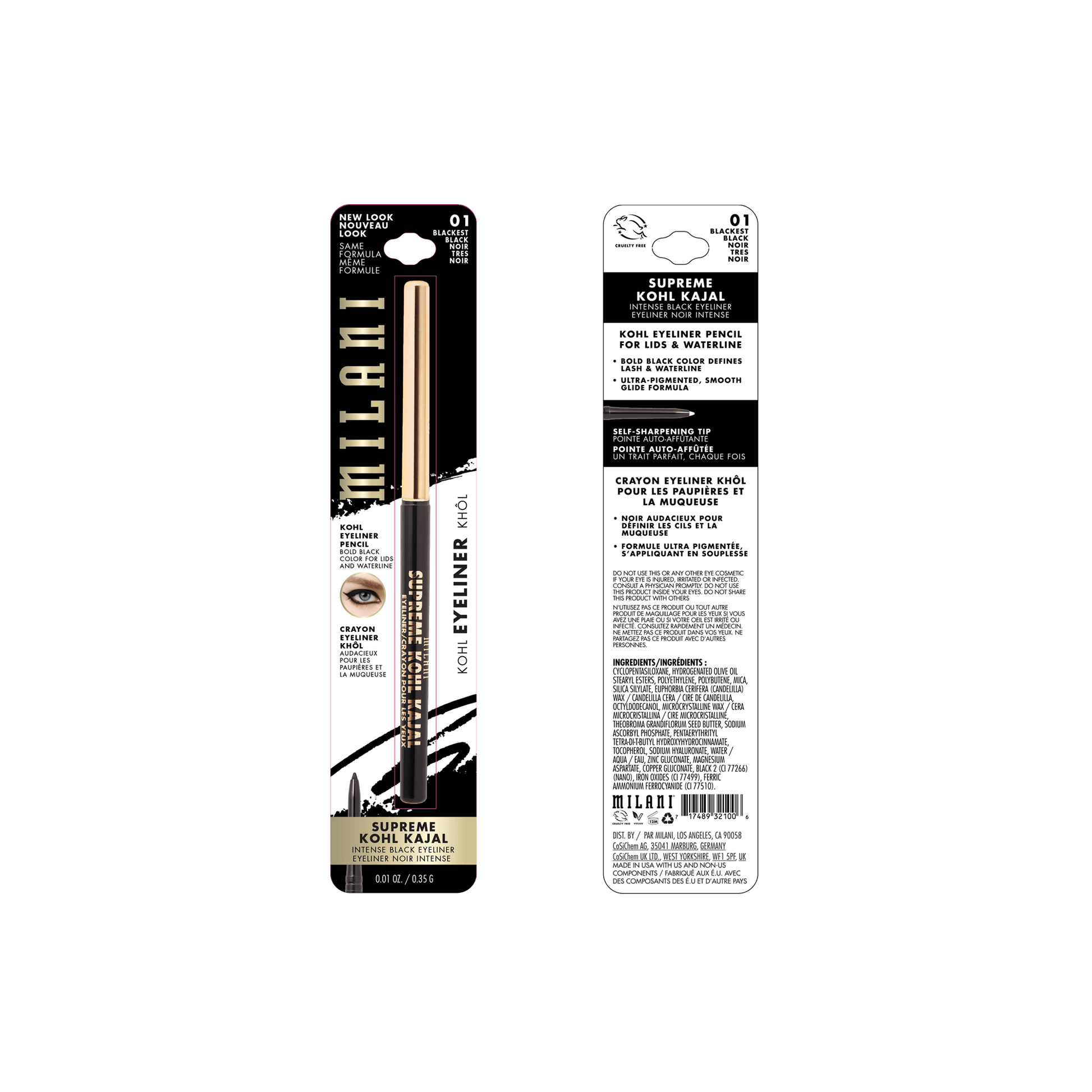 Supreme Kohl Kajal Eyeliner | Milani at Broadway