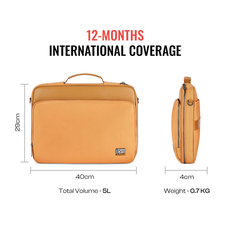 Cruze Satchel -Orange-Medium | Urban Jungle at Broadway