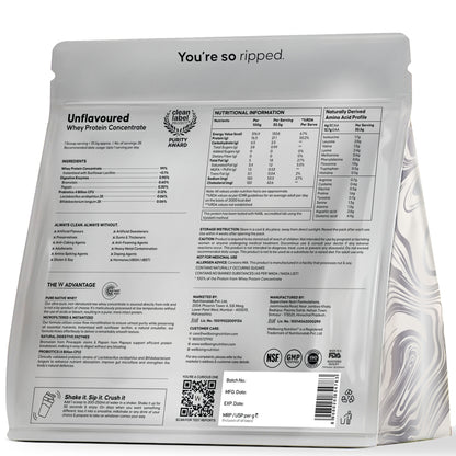 Whey Protein Concentrate Unflavored