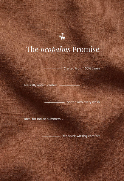 Aged Copper Linen Shirt