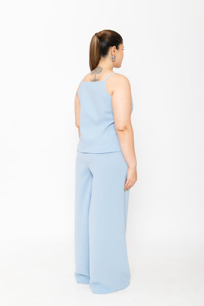 Contemponari-Frosted Vest-Blue