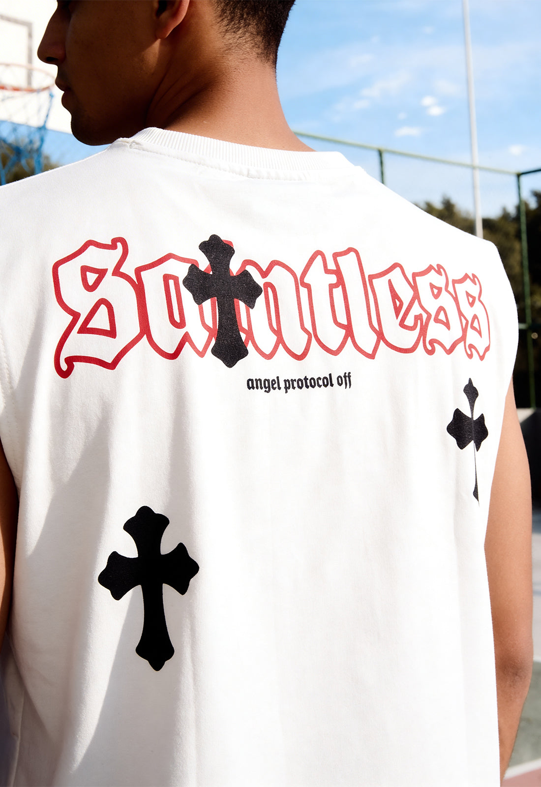 Saintless White Vest