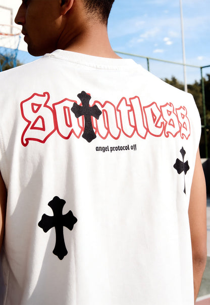Saintless White Vest